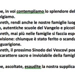 Preghiera alla Santa Famiglia per il Sinodo 2