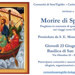 Morire di Speranza-Veglia di preghiera per i migranti